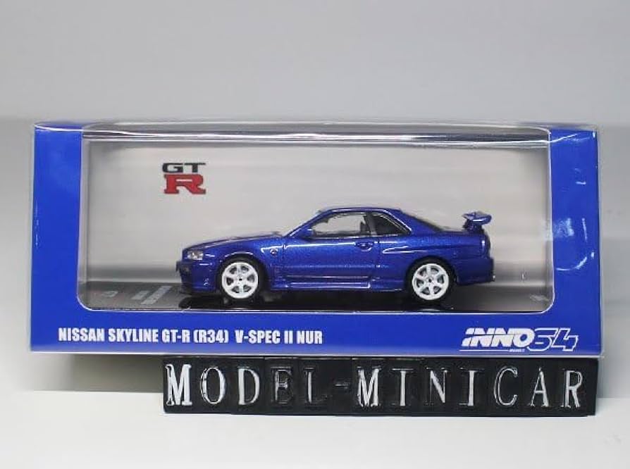 Amazon | △INNO 1/64 NISSAN SKYLINE GT-R (R34) V-Spec II Nur